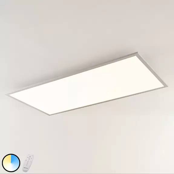 Lampenwelt Prios LED-Panel Gelora, CCT, 120 cm x 60 cm, Fernbedienung Online Shopping