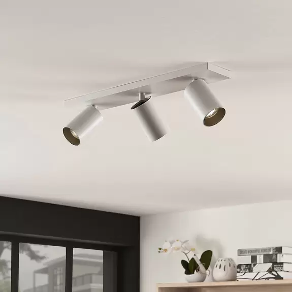 Lampenwelt Arcchio Deckenstrahler Brinja, eckig, weiß, 3-flammig, GU10 Jubiläumsangebot