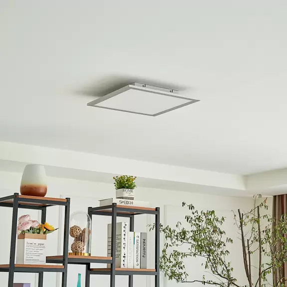 Lampenwelt Lindby LED-Panel Livel, CCT, 40 cm x 40 cm, Aluminium Zeitlich begrenztes Angebot