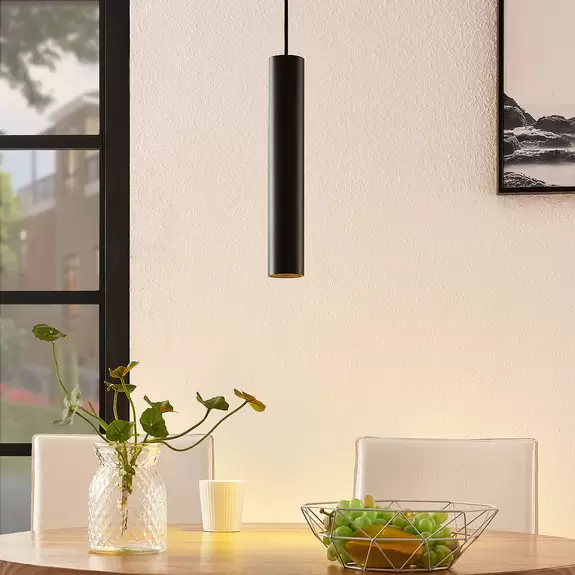 Lampenwelt Arcchio Ejona Pendellampe, Höhe 35 cm, schwarz Saisonale Angebote