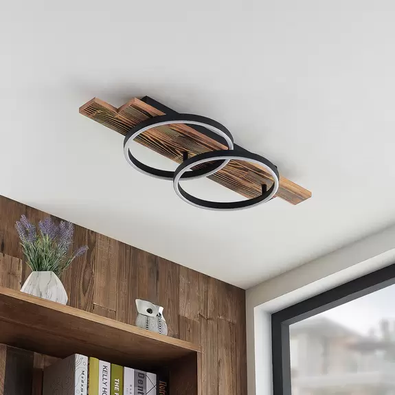 Lampenwelt Lindby Sentoa LED-Deckenleuchte, zweiflammig Bis zu 60% Rabatt