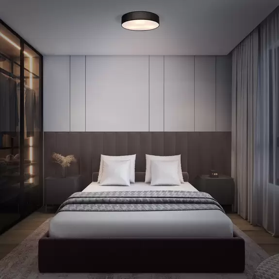 Lampenwelt Ledvance Orbis Paris Deckenleuchte Ø 40cm schwarz Rabatte dieses Monats