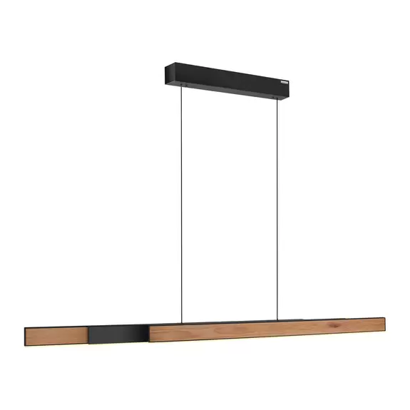 Lampenwelt PURE LED-Hängeleuchte Moto-Rise, holzfarben, Aluminium, CCT Meist gekauft