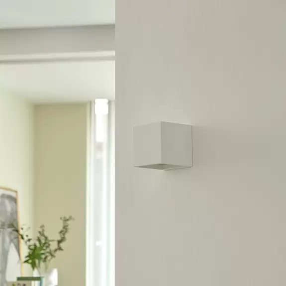 Lampenwelt Gipsleuchte Kay mit Up- und Downlight Limitierter Zeitrabatt