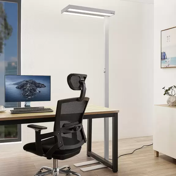 Lampenwelt Arcchio LED-Stehleuchte Logan Pro, weiß, Sensor, dimmbar Fabrik Onlineshop