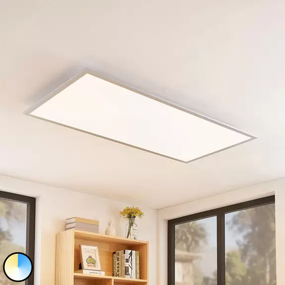 Lampenwelt Lindby Zento LED-Panel, CCT, Fernbedienung, dimmb Fabrikpreis