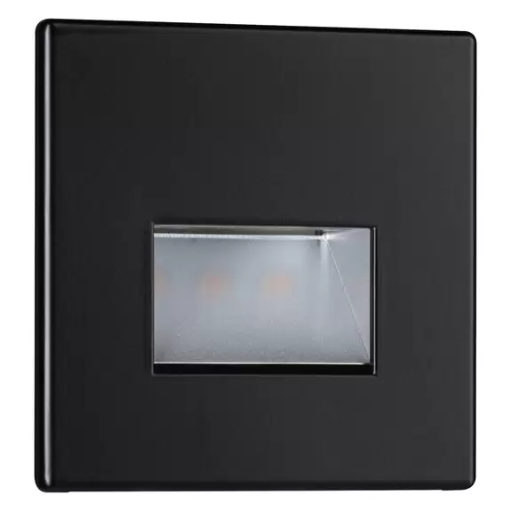 Lampenwelt Paulmann LED-Wandeinbauleuchte Edge, schwarz Super Rabatt