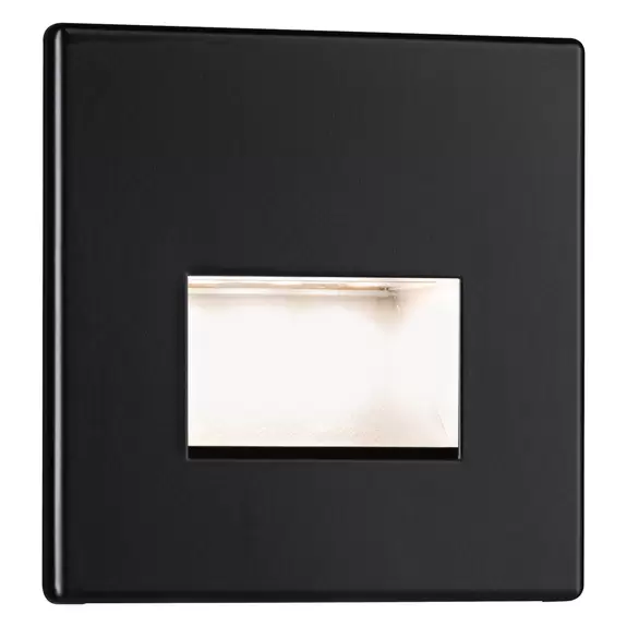 Lampenwelt Paulmann LED-Wandeinbauleuchte Edge, schwarz Super Rabatt