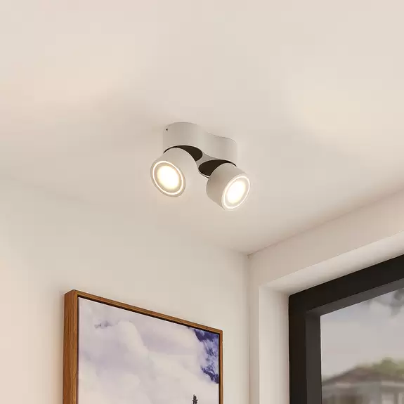 Lampenwelt Arcchio Rotari LED-Deckenstrahler 2-flammig 2x6,1W Kostenloser Versand international