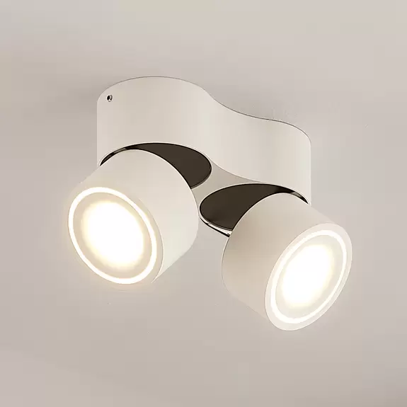Lampenwelt Arcchio Rotari LED-Deckenstrahler 2-flammig 2x6,1W Kostenloser Versand international