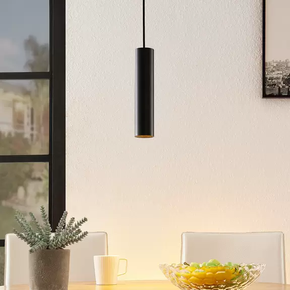 Lampenwelt Arcchio Ejona Pendellampe, Höhe 27 cm, schwarz Speichern exportieren