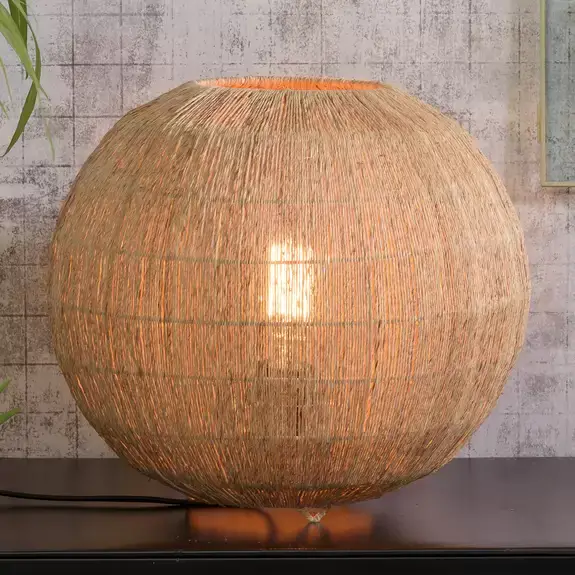 Lampenwelt GOOD & MOJO Iguazu Tischleuchte, Kugel, Ø 32 cm im Angebot