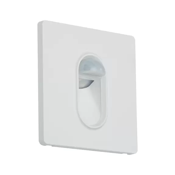 Lampenwelt Paulmann Wall Einbauleuchte mit Sensor, weiß eckig Günstig kaufen