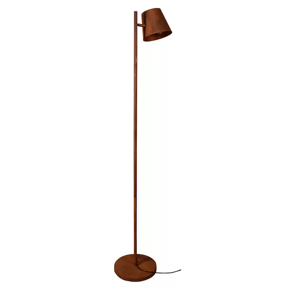 Lampenwelt Stehleuchte Colt, einflammig, edelrost Flash Sale