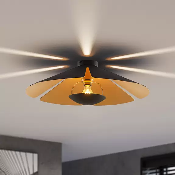 Lampenwelt Lucande Jemmily Deckenlampe, einflammig, rund Muttertagsangebot