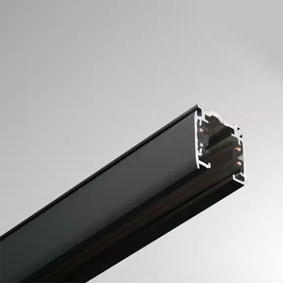 Lampenwelt 3-Phasen-Stromschiene Noa Aufbau 100cm, schwarz Exklusive Angebote