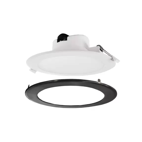 Lampenwelt LED-Deckeneinbauleuchte Acrux weiß, CCT 24,4cm Kauf eins, bekomm eins gratis