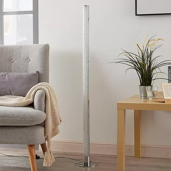 Lampenwelt Lindby LED-Stehlampe Hadis, RGB, Fernbedienung, weiß, 120 cm Neueste Stile