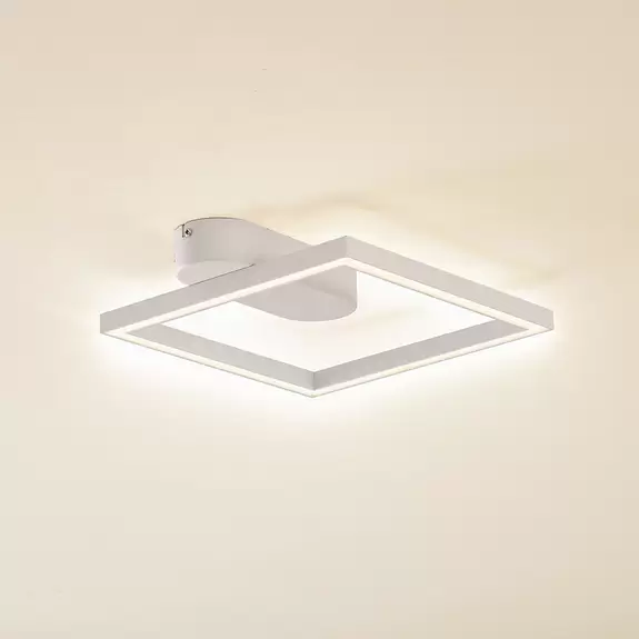 Lampenwelt Lindby LED-Deckenleuchte Yulla, weiß Bis zu 65% Rabatt