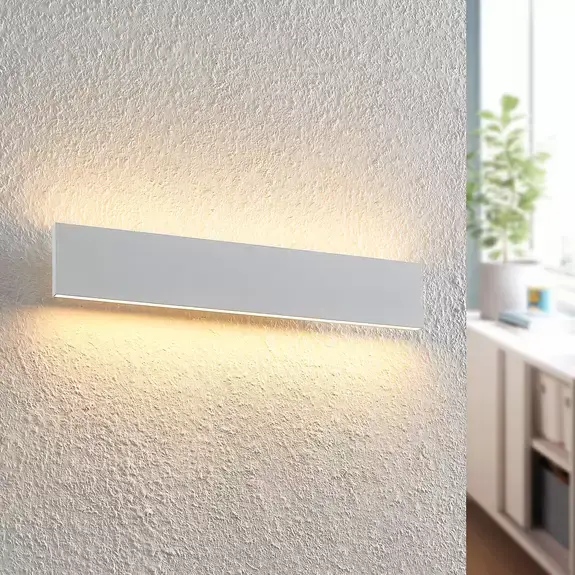 Lampenwelt Lindby Ignazia LED-Wandleuchte, 47 cm, weiß Discount Store für neue Produkte
