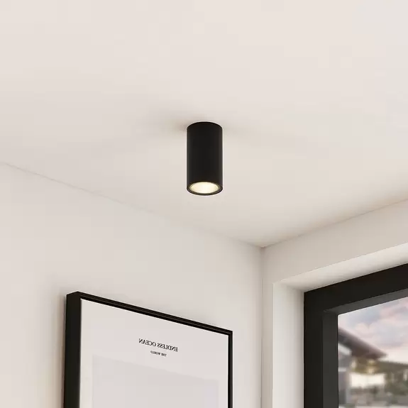 Lampenwelt Arcchio Olivir Downlight, rund, GU10, schwarz Limitierter Zeitrabatt