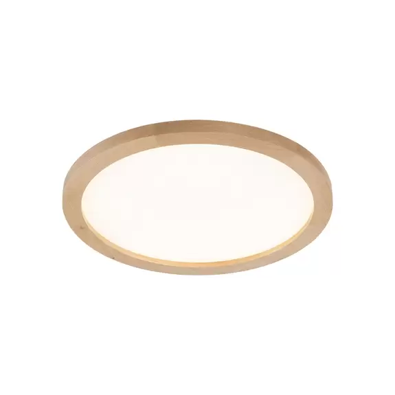 Lampenwelt LED-Panel Aqua, buche, Ø 42,5 cm, 36 W Flash Sale
