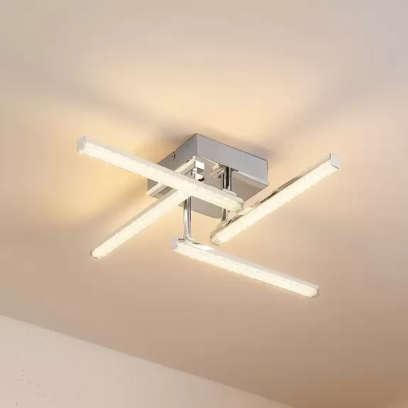 Lampenwelt Lindby Henos LED-Deckenleuchte, RGB-Farbwechsel VIP-Rabatte