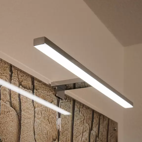 Lampenwelt SLV Dorisa LED-Klemm-Wandleuchte Breite 50cm chrom Super Sparpreis