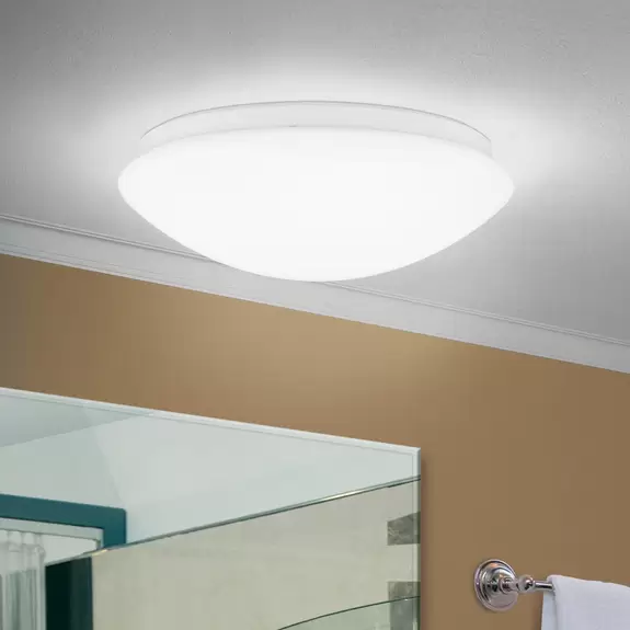 Lampenwelt LED-Deckenleuchte Nedo gewölbt, Ø 25 cm Angebote
