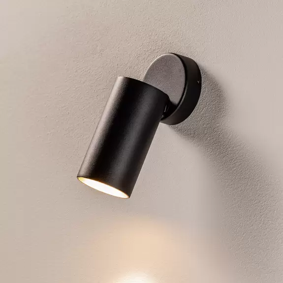 Lampenwelt Deckenstrahler Mono I schwarz, innen gold, 1-fl Hotsell