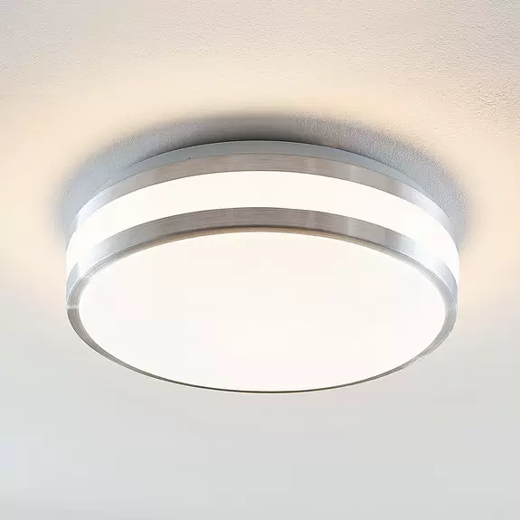 Lampenwelt Lindby Nelia LED-Alu-Deckenlampe, rund, 34,5 cm Meist gekauft