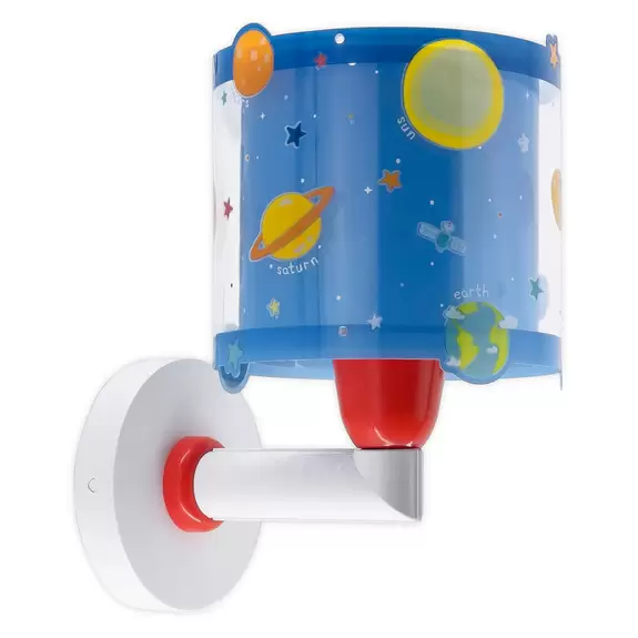 Lampenwelt Dalber Planets Kinder-Wandleuchte mit Stecker Großer Ausverkauf