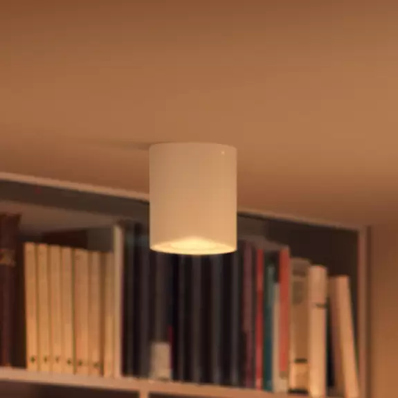 Lampenwelt Philips Hue White Ambiance Pillar LED-Spot weiß Valentinstagsangebot