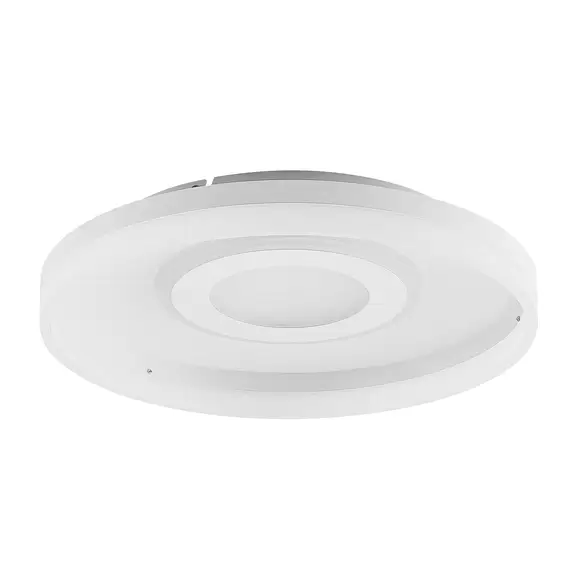 Lampenwelt Lindby Gulda LED-Deckenleuchte, RBGW, weiß Kauf eins, bekomm eins gratis