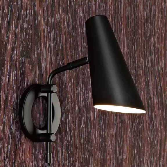 Lampenwelt Wandleuchte Cal mit Schalter und Stecker Neueste Stile