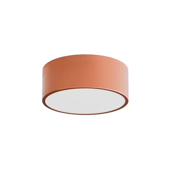 Lampenwelt Deckenleuchte Cleo, kupferfarben, Ø 20 cm, Metall, IP54 Sonderangebot der Fabrik