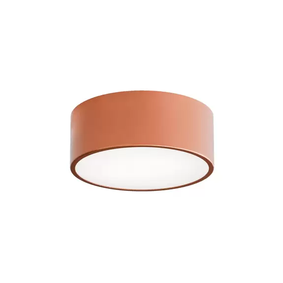 Lampenwelt Deckenleuchte Cleo, kupferfarben, Ø 20 cm, Metall, IP54 Sonderangebot der Fabrik