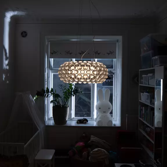 Lampenwelt Foscarini Caboche Plus media Pendellampe R7s, grau Kostenloser Versand international