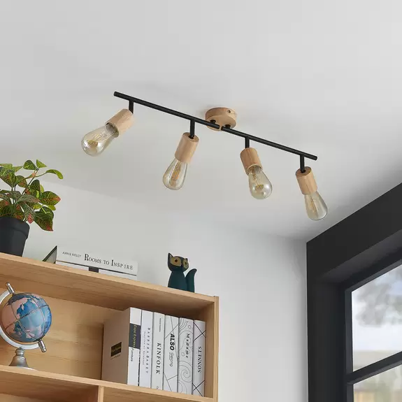 Lampenwelt Lindby Magniva Deckenstrahler, vierflammig Vierteljährliche Förderung