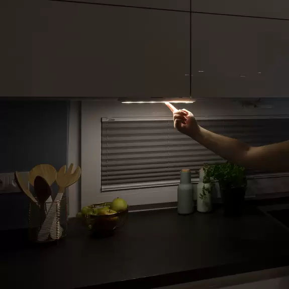 Lampenwelt LED-Möbelleuchte Mobina Push 10 mit Akku weiß Im Verkauf