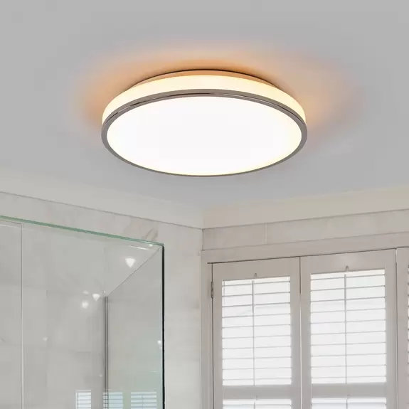 Lampenwelt Badleuchte Lyss mit LEDs und guter Leuchtkraft Kostenloser Versand