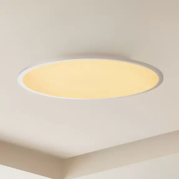 Lampenwelt Lindby Narima LED-Deckenlampe, CCT, Ø 60 cm Räumungsverkauf