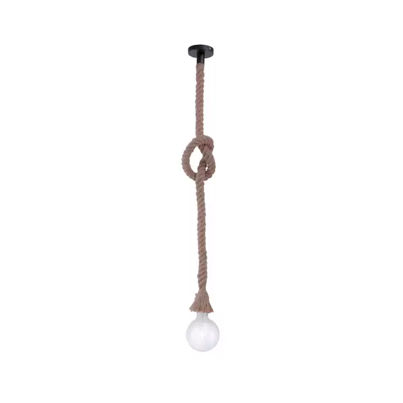 Lampenwelt Pendelleuchte Rope mit Seil, einflammig Zeitbegrenzte Promotion