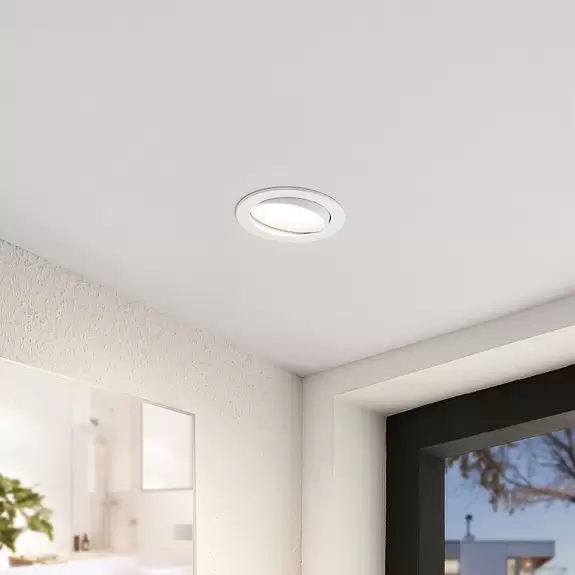 Lampenwelt Arcchio LED-Einbaulampe Katerin, weiß, schwenkbar, 2er-Set Bis zu 50% Rabatt