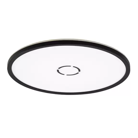 Lampenwelt LED-Deckenleuchte Free, Ø 42 cm, schwarz Discount Store für neue Produkte