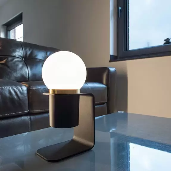 Lampenwelt SLV Tonila LED-Tischleuchte schwarz/messing Günstiger Verkauf