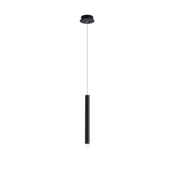 Lampenwelt LED-Pendelleuchte Bruno, einflammig, schwarz Preisnachlass