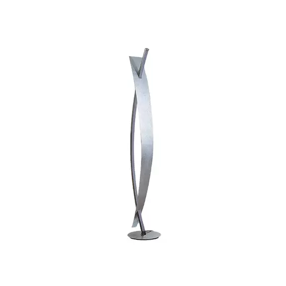 Lampenwelt LED-Stehleuchte Marija in edler Silber-Optik Top Angebot