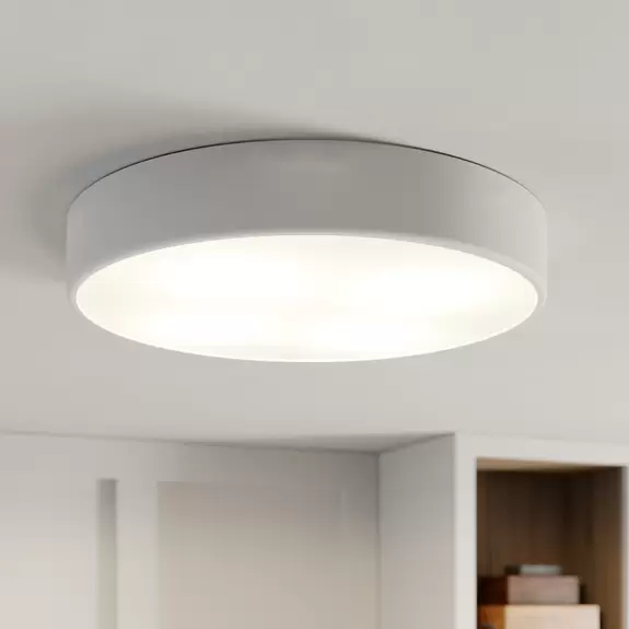 Lampenwelt Deckenleuchte Cleo, Ø 50 cm, weiß Super Rabatt