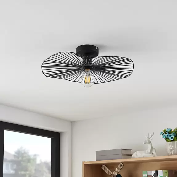 Lampenwelt Lindby Ruota Deckenleuchte aus Metall Kostenloser Versand international